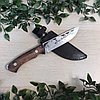Нож разделочный Кизляр Норд, рукоять - дерево (с рисунком), фото 3