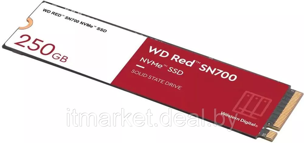 Жесткий диск SSD 250Gb Western Digital Red SN700 (WDS250G1R0C) - фото 3 - id-p222980034