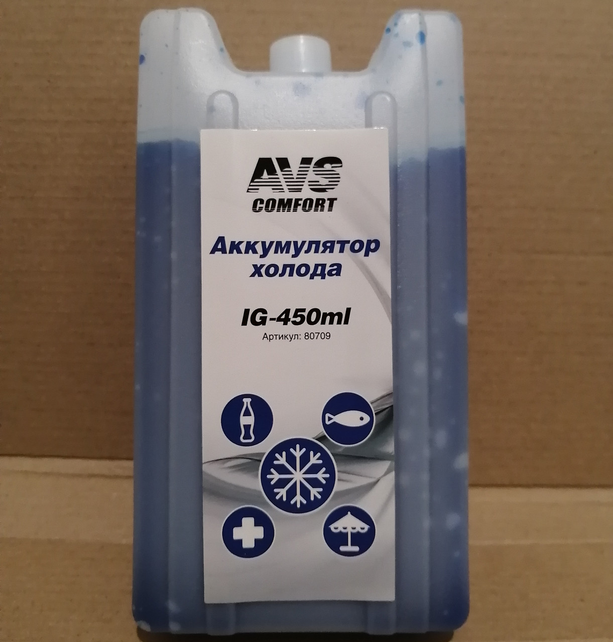 Аккумулятор холода AVS IG-450 пластик 450 мл - фото 2 - id-p175879917