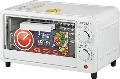 Маленькая духовка электрическая настольная электродуховка мини печь на кухню для дачи ENERGY GT-09A-W белая - фото 1 - id-p222985127