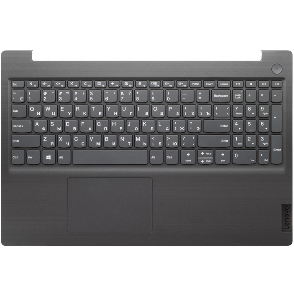 Клавиатура для ноутбука Lenovo IdeaPad 3 15IML05 топкейс, темно-серый (сервисный оригинал) - фото 1 - id-p222986676