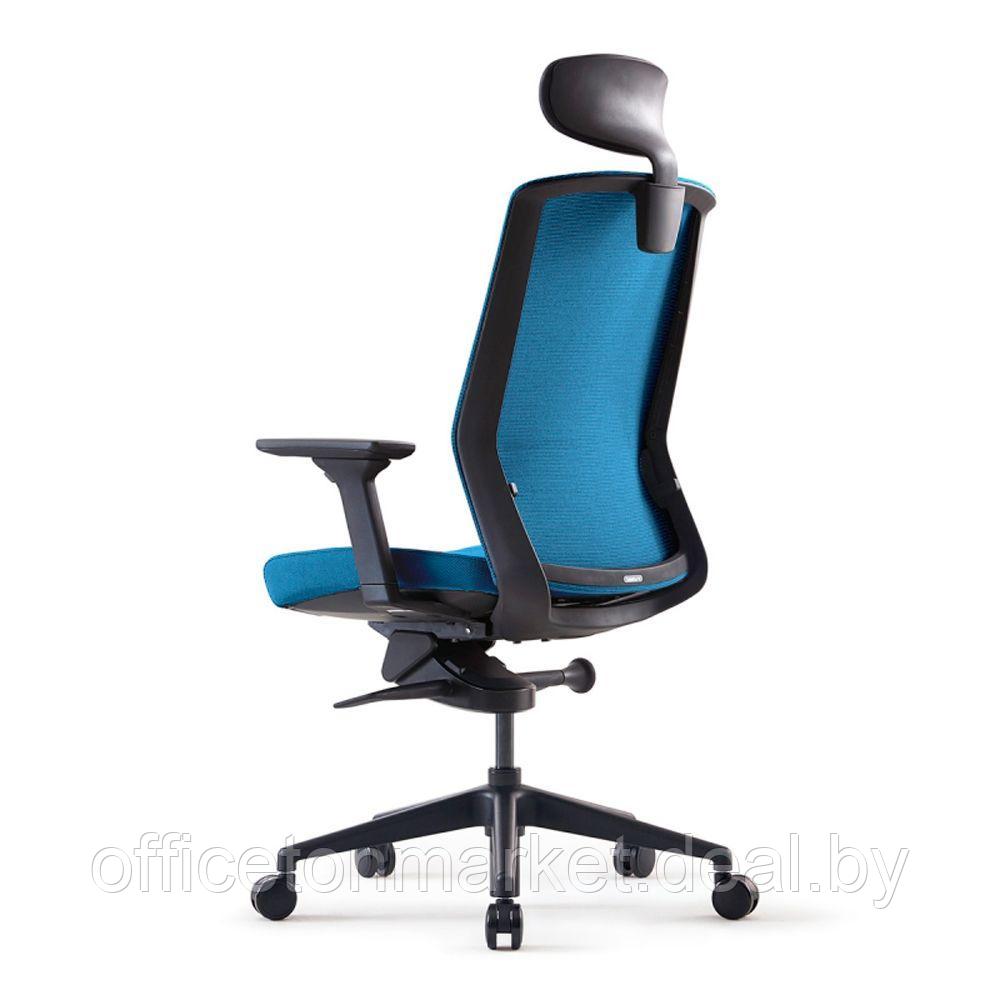 Кресло для руководителя BESTUHL "J1", сетка, ткань, пластик, синий - фото 4 - id-p222985400