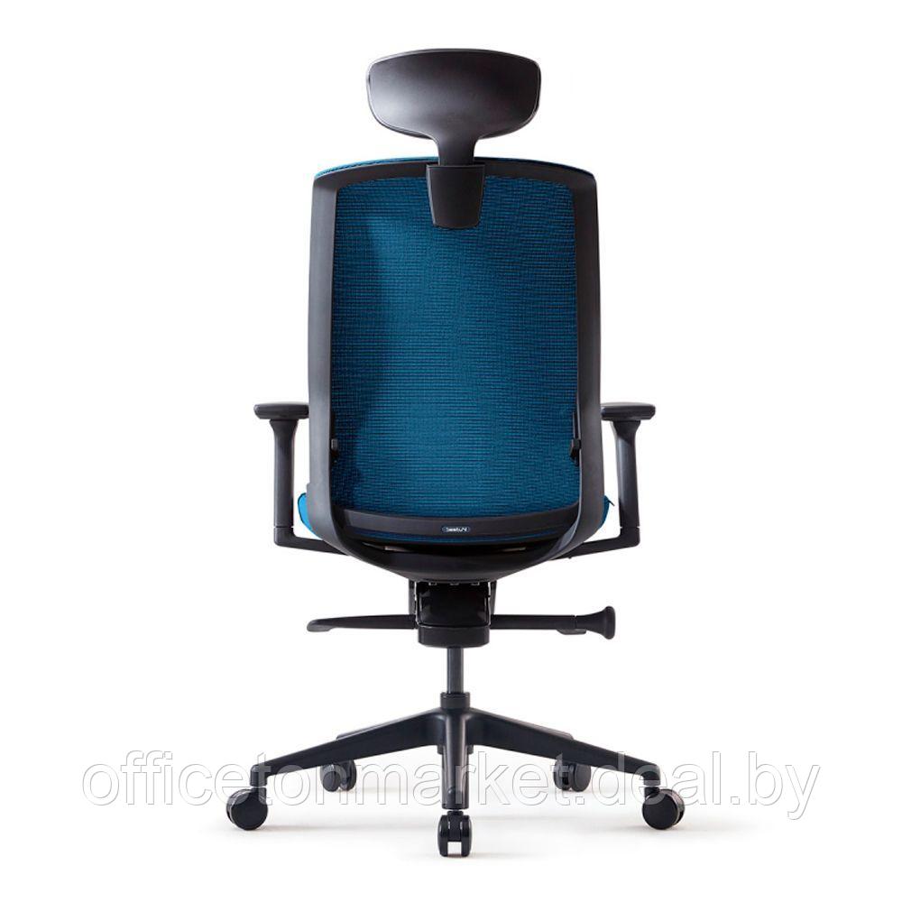 Кресло для руководителя BESTUHL "J1", сетка, ткань, пластик, синий - фото 5 - id-p222985400