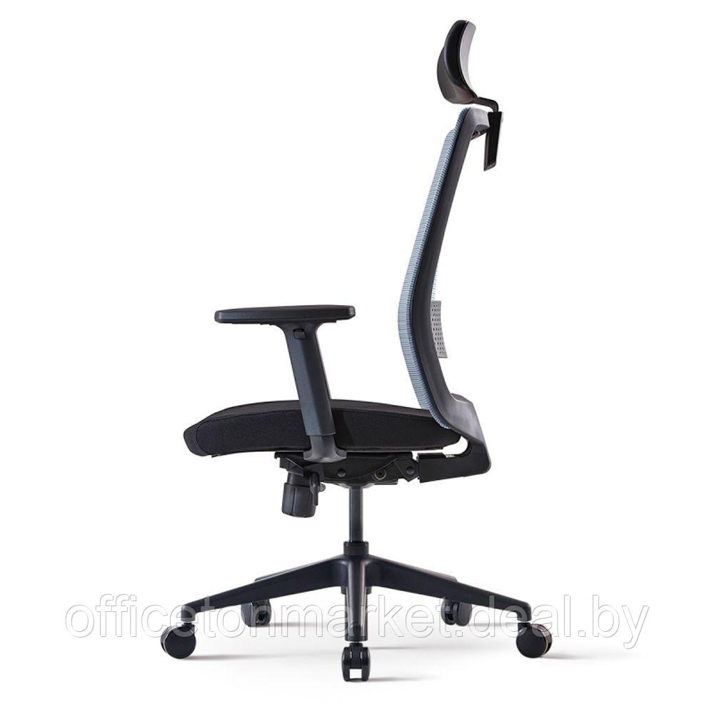 Кресло для руководителя BESTUHL "S30", сетка, ткань, пластик, черный - фото 2 - id-p222985401