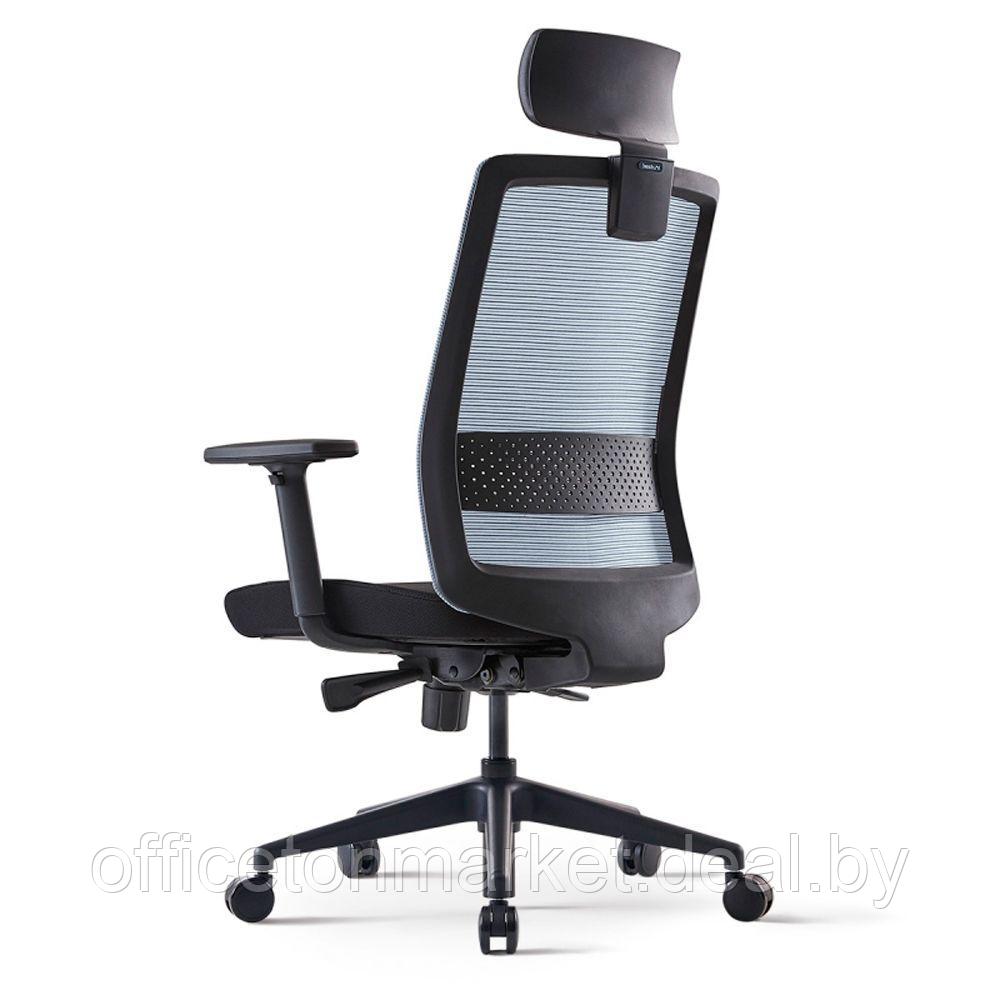 Кресло для руководителя BESTUHL "S30", сетка, ткань, пластик, черный - фото 3 - id-p222985401