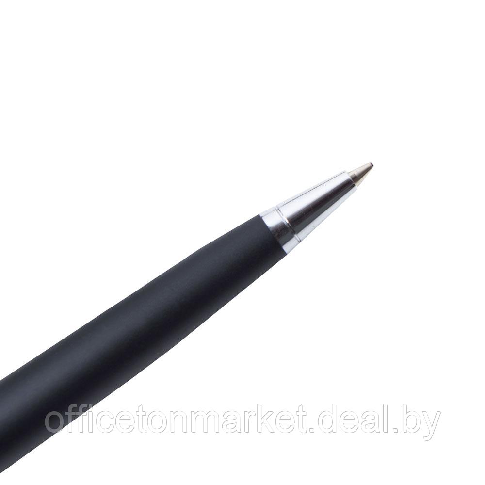 Набор ручек "Shadow": ручка шариковая автоматическая и роллер, черный, серебристый - фото 3 - id-p222979668