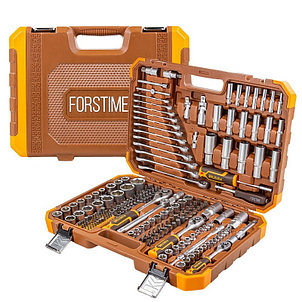 Набор инструментов 202 предмета 1/4" 3/8" 1/2" FORSTIME FT-42022-5, фото 2