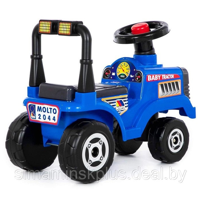 Толокар-трактор «Митя», цвет синий - фото 4 - id-p222994054