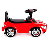 Каталка-автомобиль SuperCar №1 со звуковым сигналом, цвет красный, фото 5