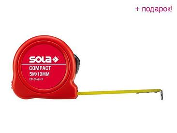 SOLA Китай Рулетка  5м/19мм "Compact" CO 5m (SOLA)