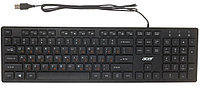 Клавиатура Acer OKW122 USB, проводная, черная