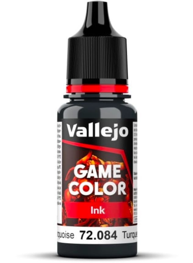 GAME COLOR INK, 17 мл., Vallejo V-72084 темно-бирюзовый