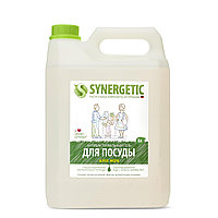 SYNERGETIC Средство биоразлагаемое для мытья посуды, детских игрушек с ароматом алоэ, 5л