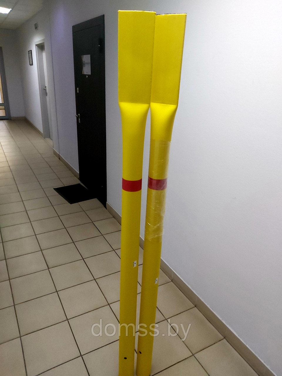 СОГ-2.5 Столбик опознавательный для подземных газопроводов (желтый с красной полосой) толщина стенки 3 мм - фото 3 - id-p222999529