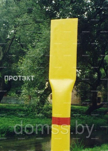 СОГ-2.5 Столбик опознавательный для подземных газопроводов (желтый с красной полосой) толщина стенки 3 мм - фото 7 - id-p222999529