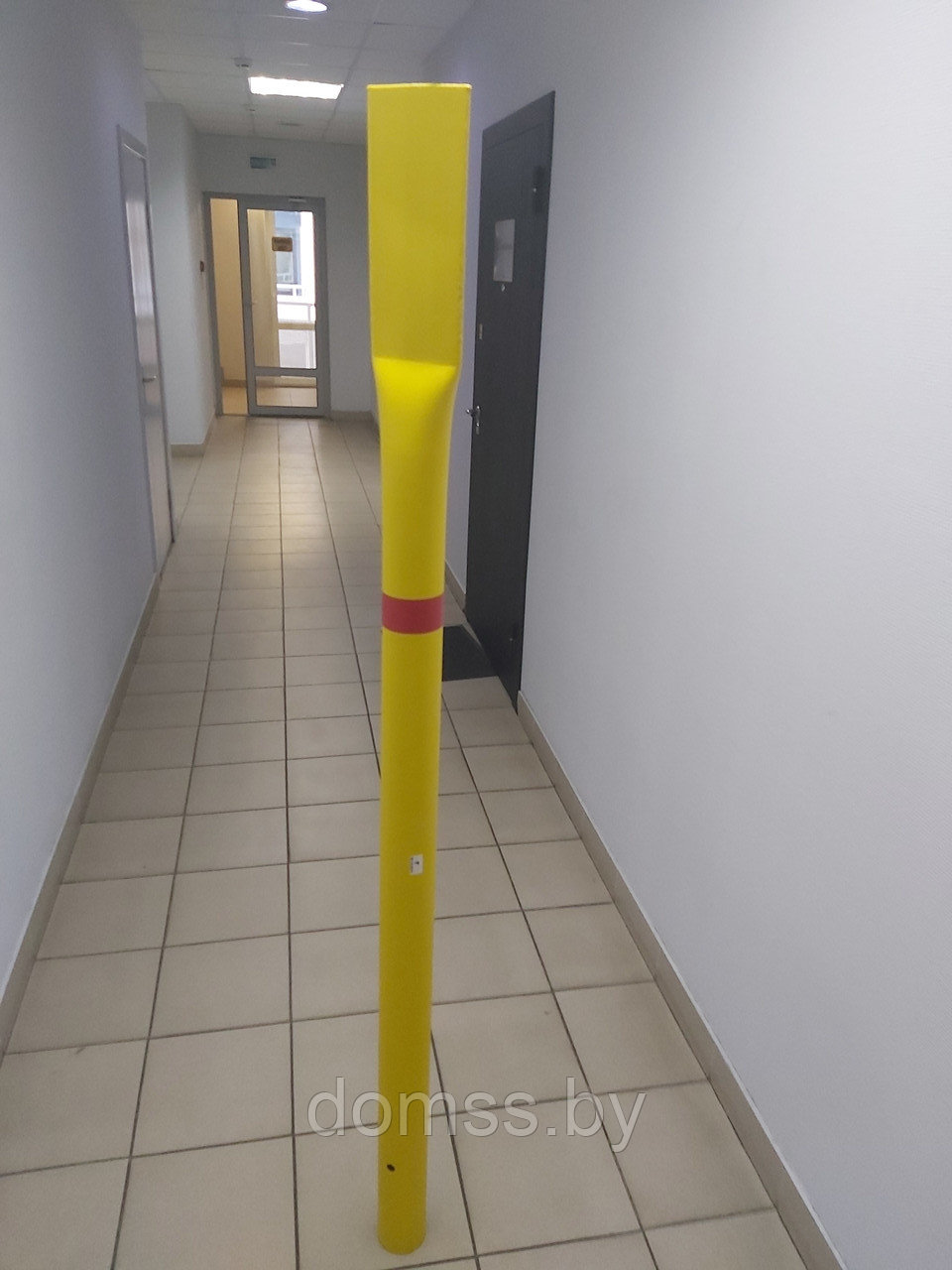 СОГ-2.5 Столбик опознавательный для подземных газопроводов (желтый с красной полосой) толщина стенки 3 мм - фото 1 - id-p222999529