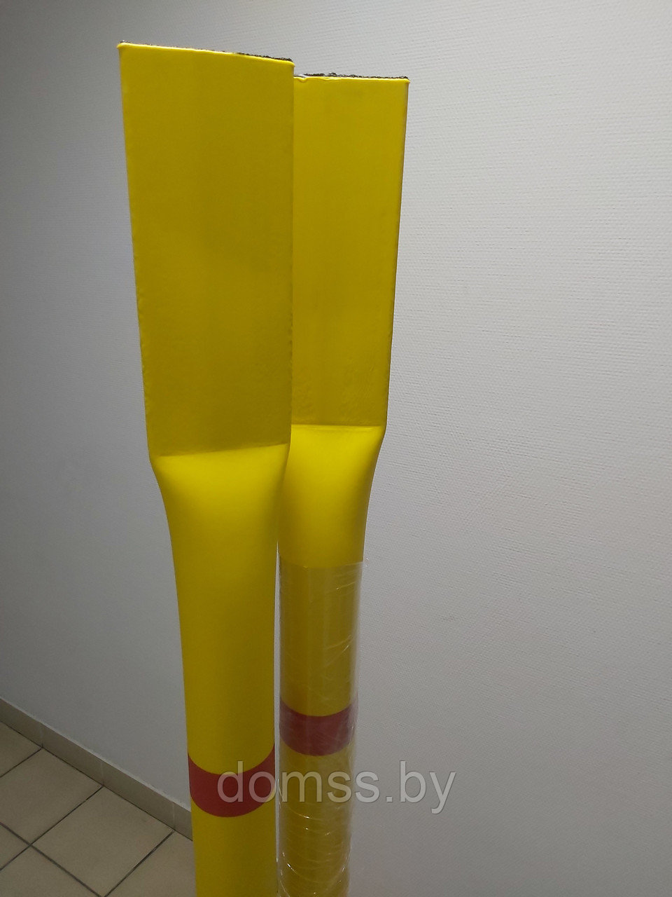 СОГ-2.5 Столбик опознавательный для подземных газопроводов (желтый с красной полосой) толщина стенки 3 мм - фото 2 - id-p222999529