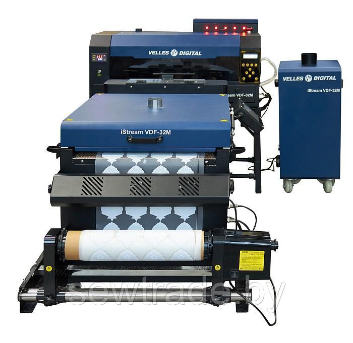Промышленный краскоструйный текстильный DTF принтер VELLES iStream VDF-32M фильтр входит в комплект - фото 2 - id-p222999803