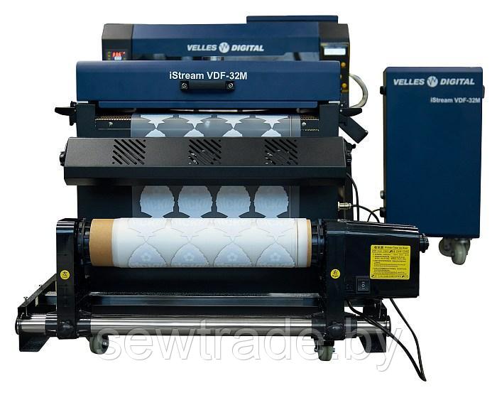 Промышленный краскоструйный текстильный DTF принтер VELLES iStream VDF-32M фильтр входит в комплект - фото 3 - id-p222999803