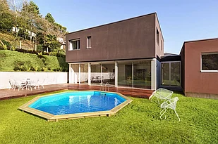 Сборный деревянный бассейн BWT Weva Octo 530 (пр-во Франция) с комплектом оборудования