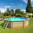 Сборный деревянный бассейн BWT Weva Octo 530 (пр-во Франция) с комплектом оборудования, фото 2