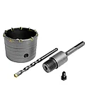 Коронка по бетону в сборе, М22 х 80 мм, sds plus  Vertex, фото 8