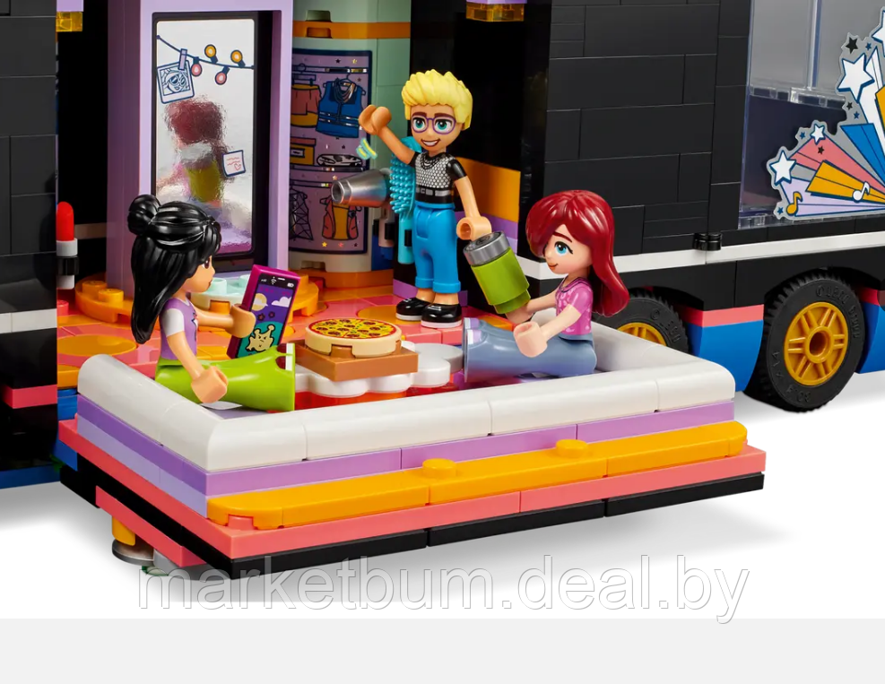 Конструктор LEGO Friends 42619, Концертный автобус поп-звезд - фото 5 - id-p222999807