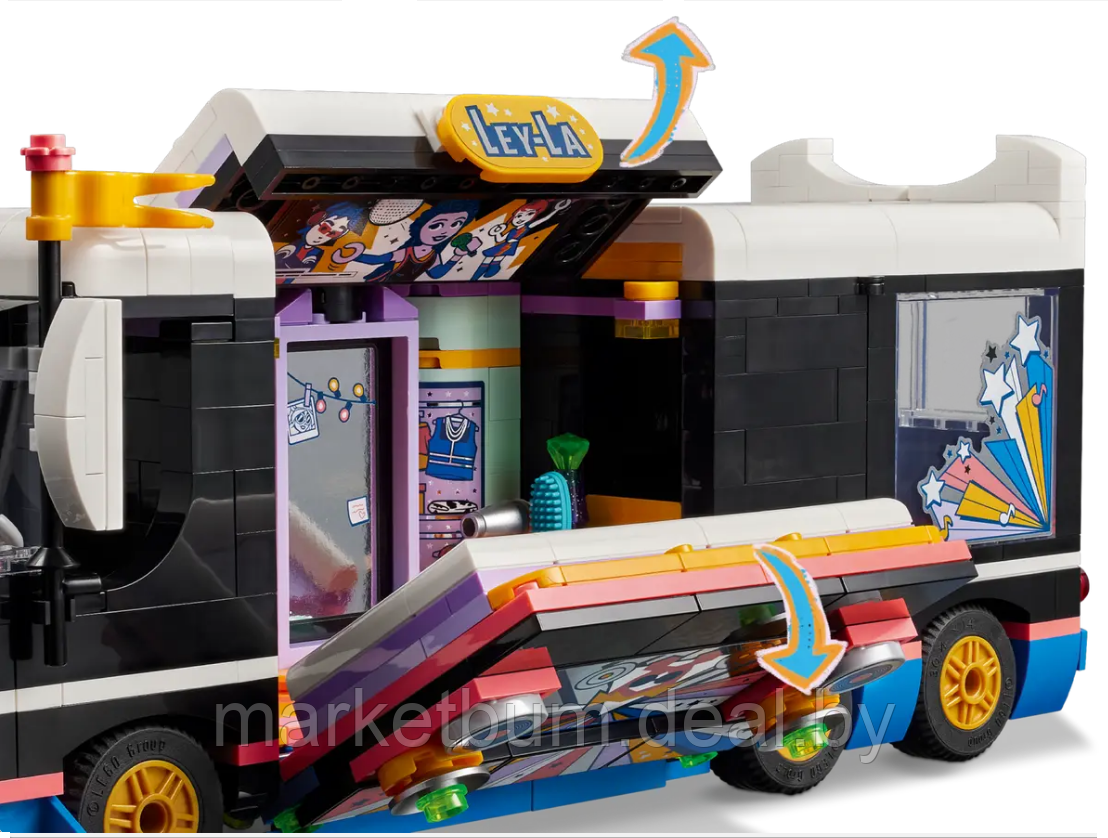 Конструктор LEGO Friends 42619, Концертный автобус поп-звезд - фото 7 - id-p222999807