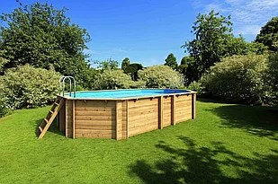 Сборный деревянный бассейн BWT Tropic Octo+ 540 (пр-во Франция) с комплектом оборудования