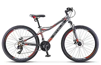 Велосипед Stels Navigator 610 MD 26 V040 р.16 2023 (серый/красный)