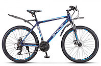 Велосипед Stels Navigator 620 MD 26 V010 р.17 2023 (тёмно-синий/голубой)