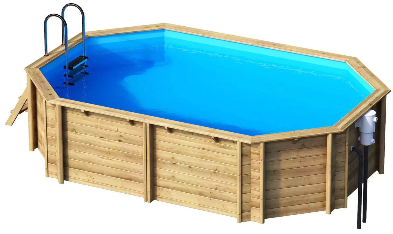 Сборный деревянный бассейн BWT Tropic Octo+ 510 (пр-во Франция) с комплектом оборудования - фото 2 - id-p222999856