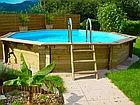 Сборный деревянный бассейн BWT Tropic Octo 505 (пр-во Франция) с комплектом оборудования, фото 3