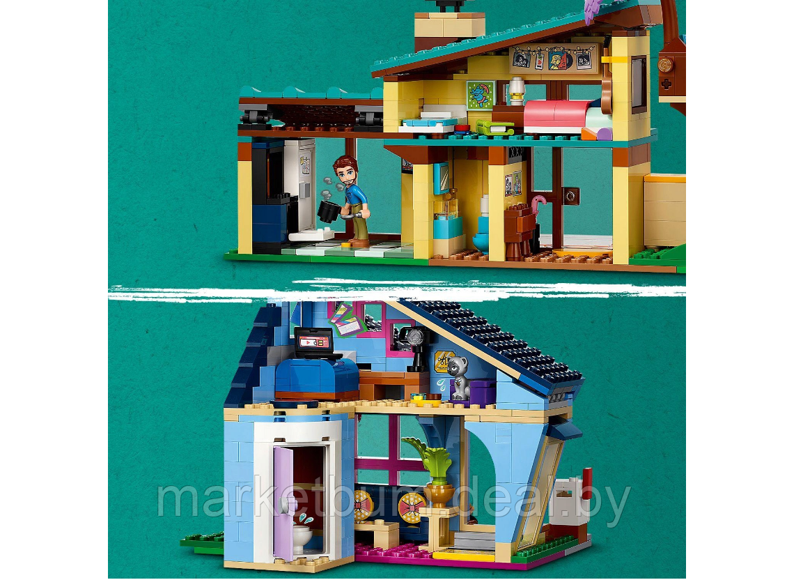 Конструктор LEGO Friends 42620, Дом семьи Олли и Пейсли - фото 6 - id-p223000021