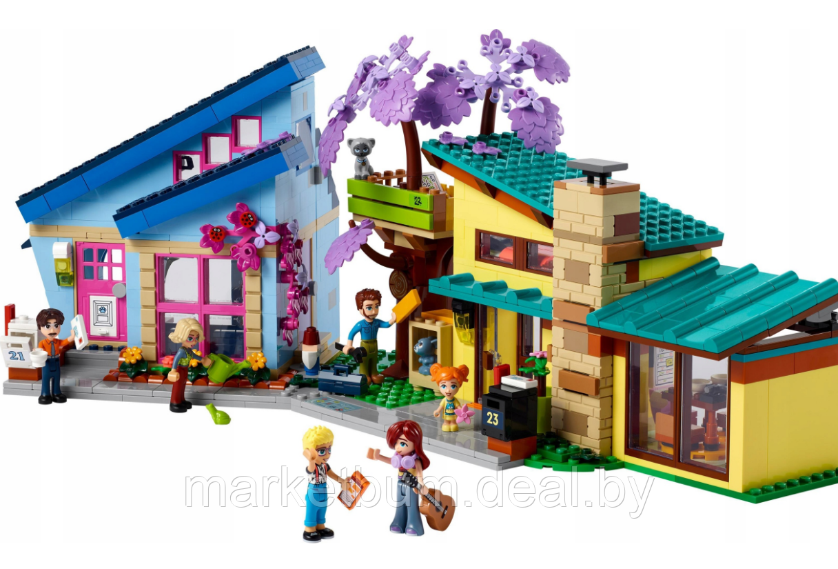 Конструктор LEGO Friends 42620, Дом семьи Олли и Пейсли - фото 9 - id-p223000021