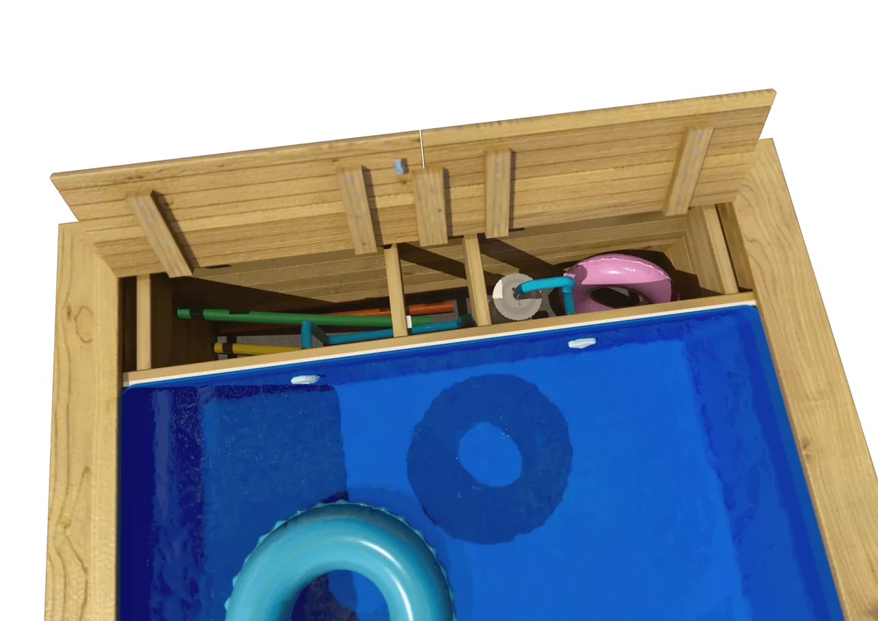 Детский деревянный бассейн POOL N BOX JUNIOR (пр-во Франция) с комплектом оборудования - фото 5 - id-p223000003