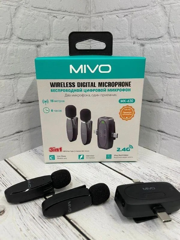 Микрофон для мобильного устройства MIVO MK-630 - фото 4 - id-p223000038