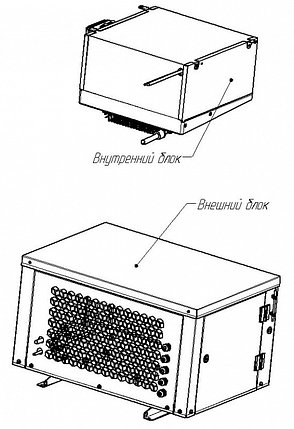 Сплит-система POLAIR Horisontal (ПОЛАИР) SM111H -5...+10, фото 2