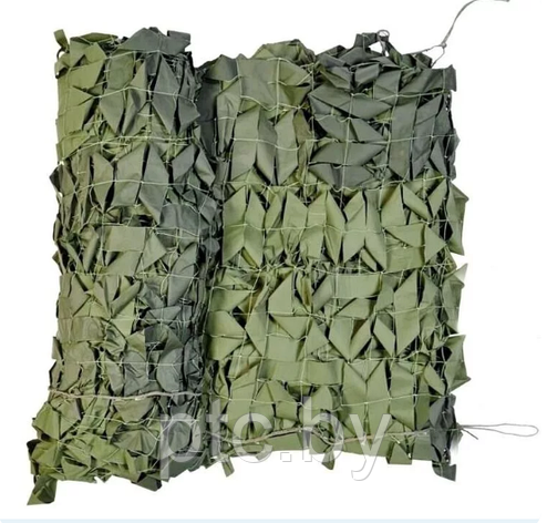 Маскировочные сети "ЛЕС", размер 1,5х6 м (9 м²), цвет светло-зеленый, темно-зеленый, фото 2