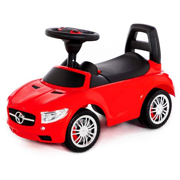 Каталка-автомобиль SuperCar №1 со звуковым сигналом, цвет красный - фото 1 - id-p223000514