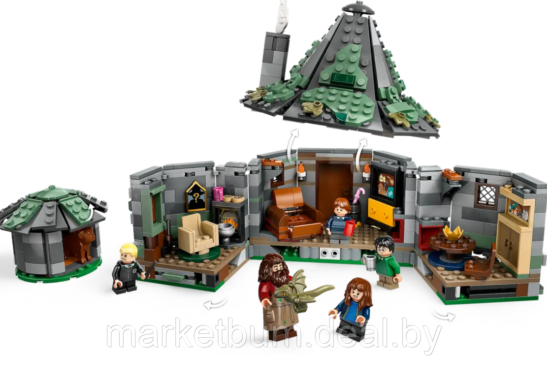 Конструктор LEGO Harry Potter 76428, Хижина Хагрида - фото 4 - id-p223000779