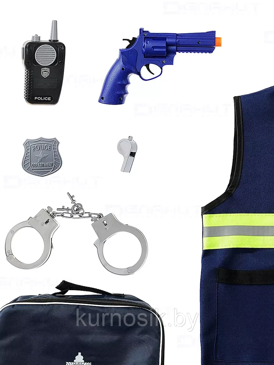 Игровой набор Полицейского в сумке, KN631 - фото 6 - id-p223000844