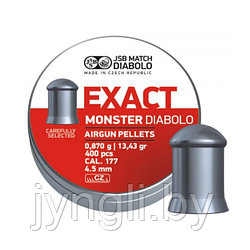 Пули пневматические JSB Exact Monster Diabolo 4,5 мм 0,87 грамма (400 шт.)