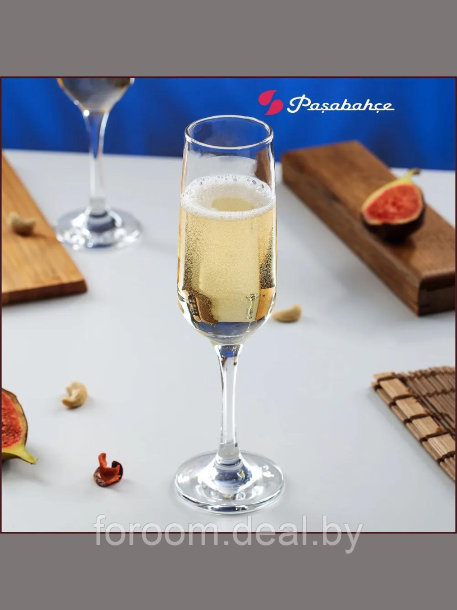 Набор бокалов 200мл (6шт.) для шампанского Pasabahce Isabella 440270 1078536 - фото 6 - id-p134274398