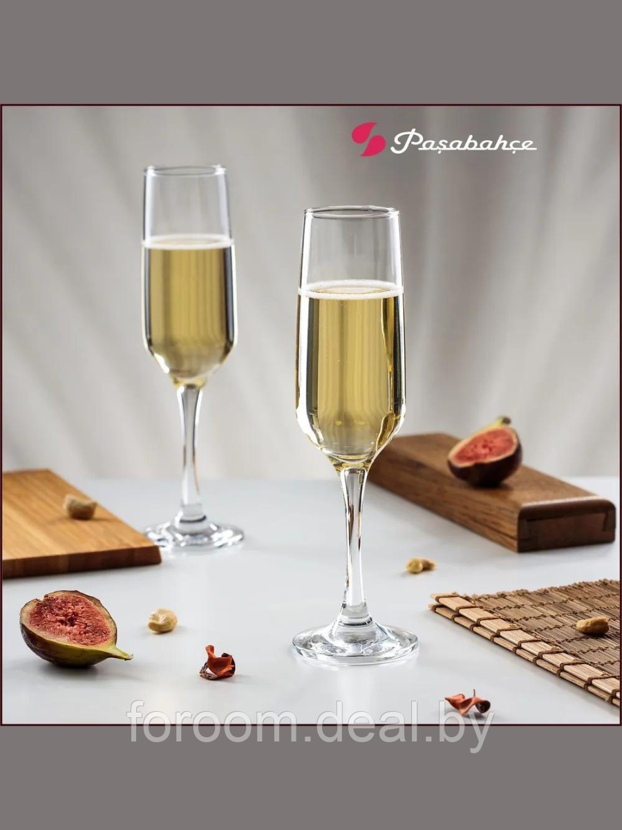Набор бокалов 200мл (6шт.) для шампанского Pasabahce Isabella 440270 1078536 - фото 7 - id-p134274398