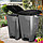 Бак для мусора 130л с крышкой, на колесах, дым Spin&Clean Freestyle SC700321026, фото 4