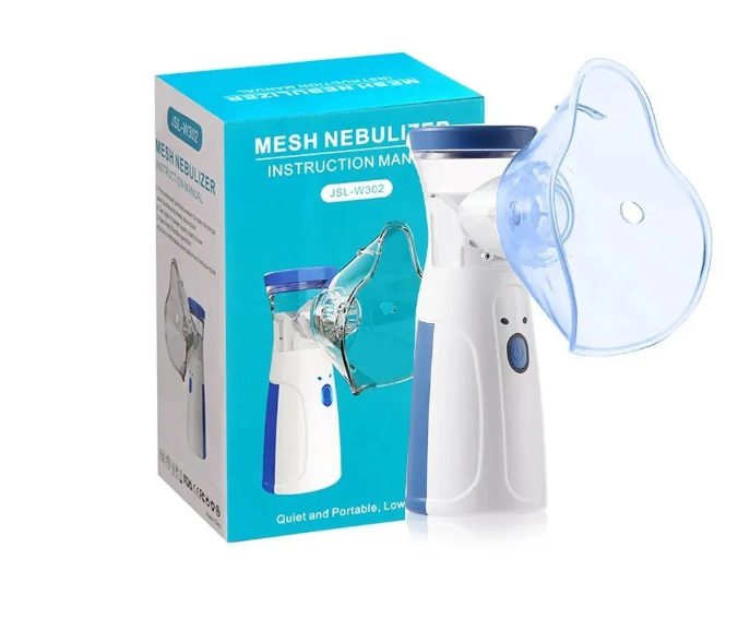 Ингалятор Mesh Nebulizer JSL-W302/ Небулайзер с насадками для детей и взрослых - фото 1 - id-p223001875