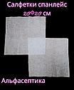 Салфетки сухие (пачка 20х20 см) СПАНЛЕЙС 100 штук, плотность 40гр/м2 (+20% НДС), фото 2
