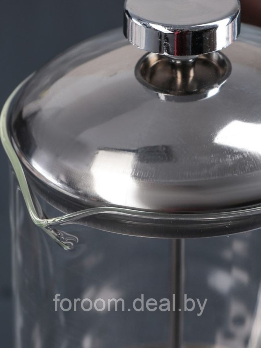 Френч-пресс стеклянный 0,6 л Фьюжн Appetite Fusion SS1-600 - фото 5 - id-p222562321