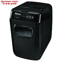 Шредер Fellowes AutoMax 200C (P-4), фрагменты 4x38 мм, 200 листов одн, пл.карты, 32 л